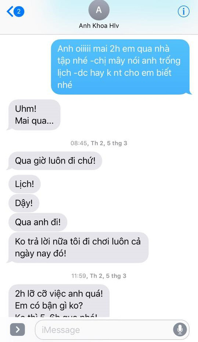 Phạm Lịch tung loạt tin nhắn bằng chứng trong lần cuối lên tiếng về ồn ào với Phạm Anh Khoa Phạm Lịch tung loạt tin nhắn bằng chứng trong lần cuối lên tiếng về ồn ào với Phạm Anh Khoa